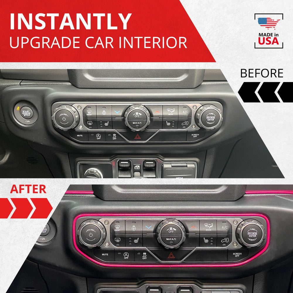 All-Fit Automotive interior trim molding application showing easy gap filling.