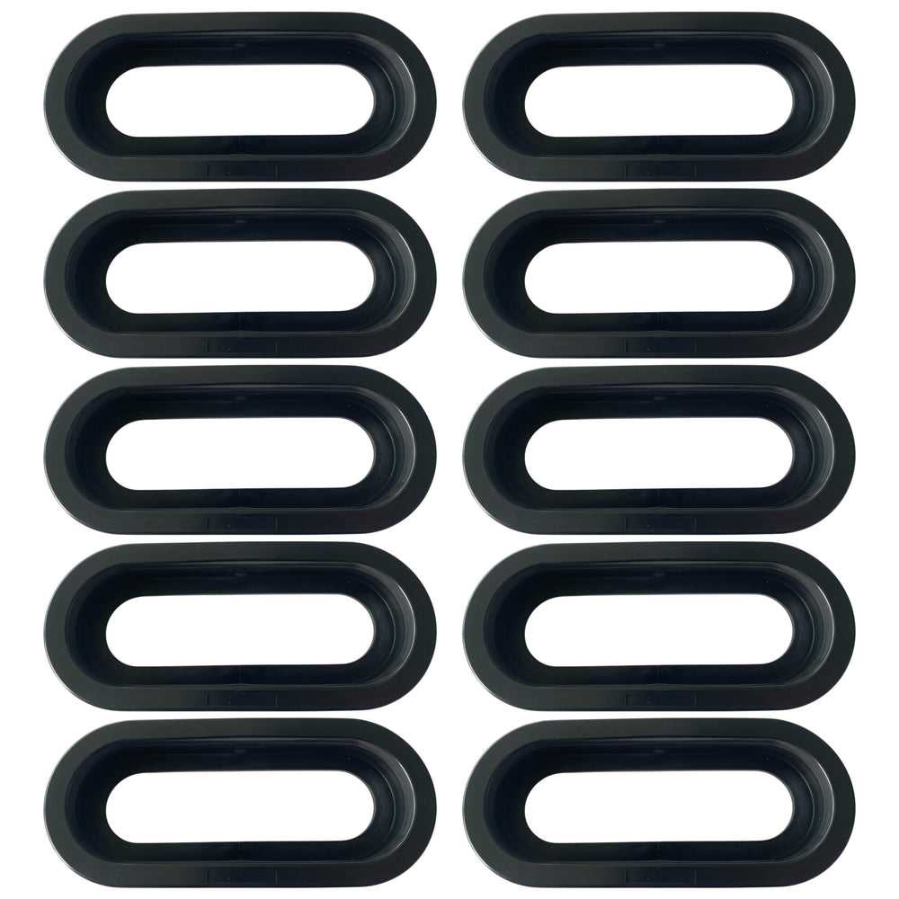 All Star Truck Parts 6-inch oval grommet pack ready for light mounting