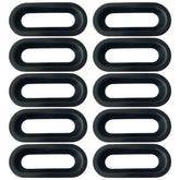 All Star Truck Parts 6-inch oval grommet pack ready for light mounting