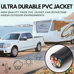All Star Truck Parts SAE DOT FMVSS 108 approved cable for compliant trailer wiring.