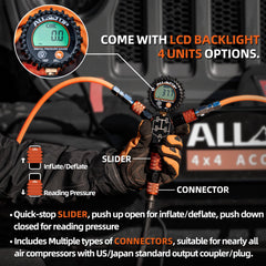 ALL-TOP adaptor kit ensures compatibility with most air sources.