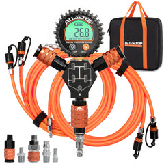 ALL-TOP digital gauge for precise tire pressure readings.