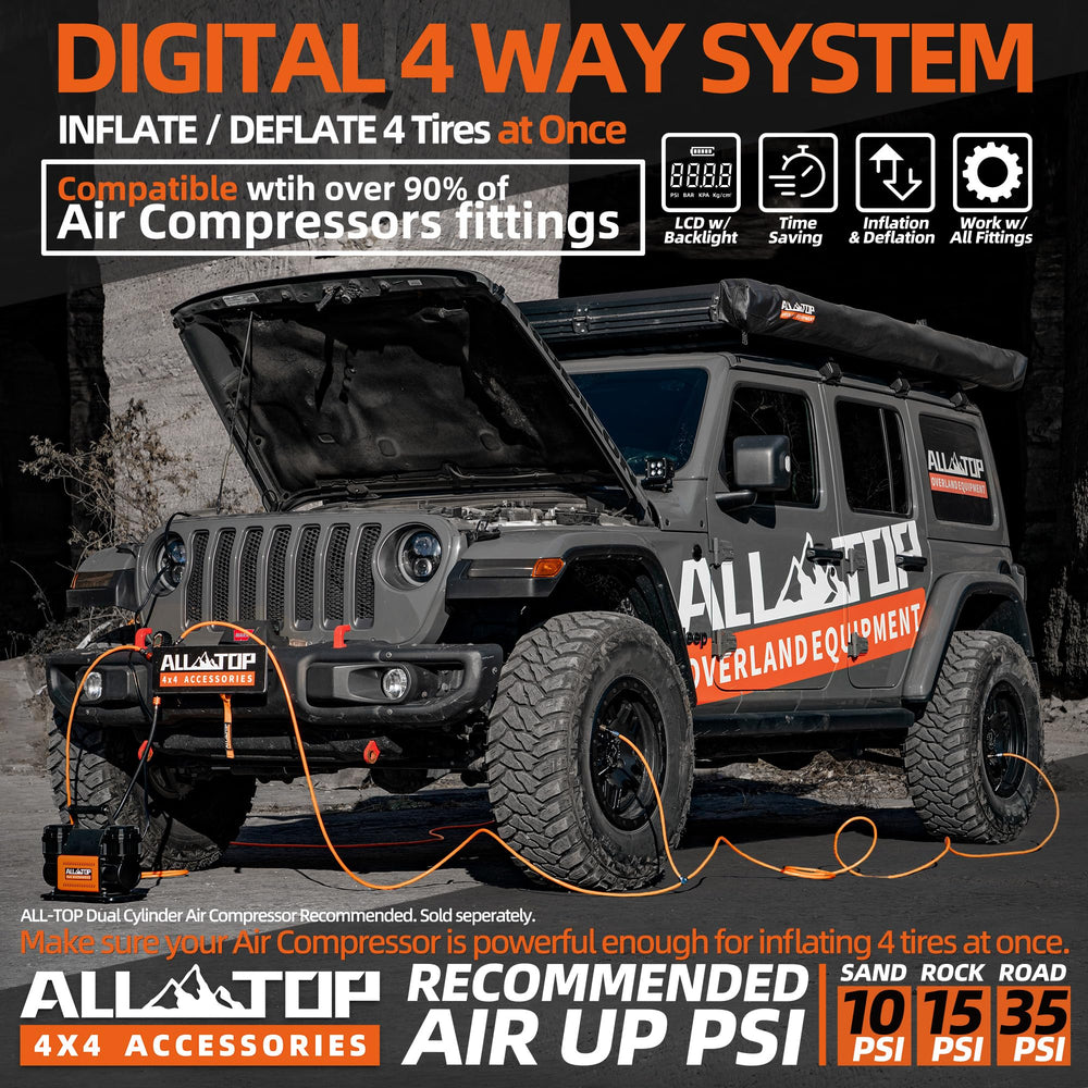 ALL-TOP wheelbase coverage up to 200 inches for large vehicles.