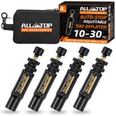 ALL-TOP adjustable auto-stop tire deflator kit with four valves for quick off-road air down