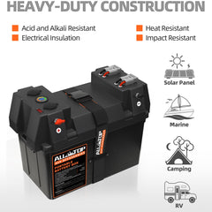 ALL-TOP Battery Box 50A connectors support high current loads
