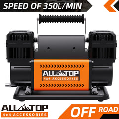 ALL-TOP digital tire inflator with gauge shows precise pressure during inflation