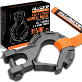 ALL-TOP forged steel winch hook in Extreme Series for extreme off-road recoveries.