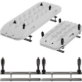 ALL-TOP Recovery Board Mount Kit side view on a roof rack, secure mounting versatility.