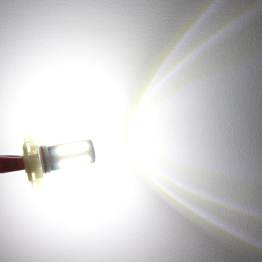 Alla Lighting 1400 lumens per bulb fog light detail for enhanced brightness