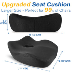 Allaboutsla car seat cushion truck driver comfort for better stability