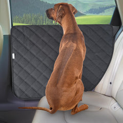 ALLANSING Dog Door Protector 2-Pack shielding doors from scratches and dirt during car rides