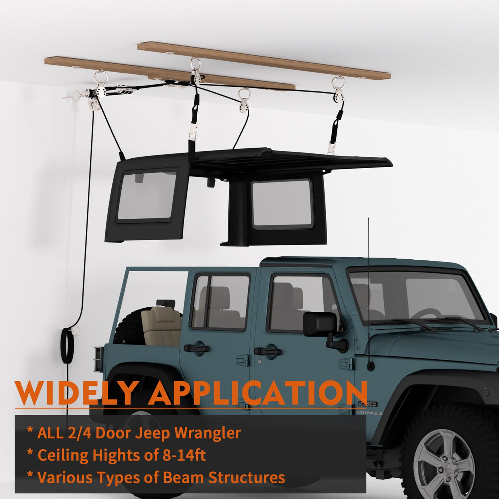 ALLCOS lift includes complete hardware for quick installation.