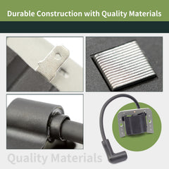 ALLCSM ignition coil module 2-pack, close-up, high-quality materials for durability