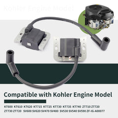 ALLCSM ignition coil module 2-pack, construction close-up, durable outdoor use