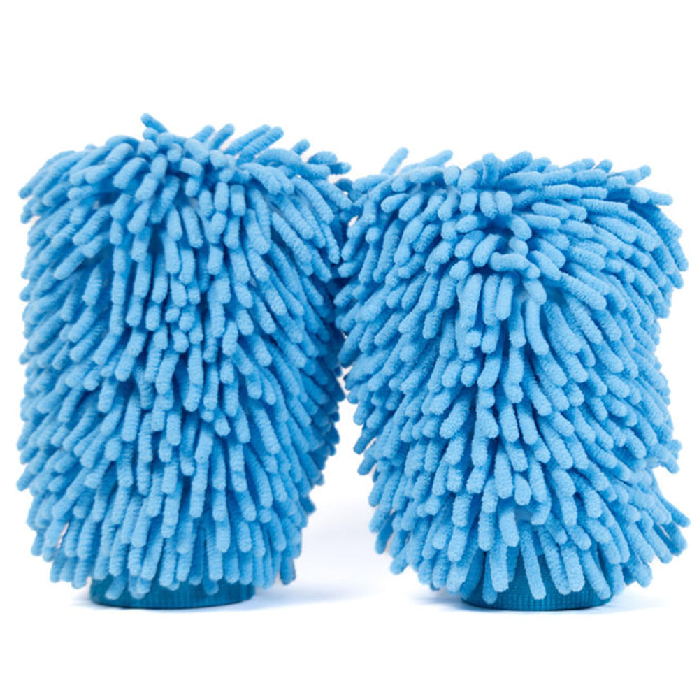 AllGuard microfiber car wash mitt double-sided for efficient exterior cleaning