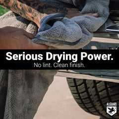 AllGuard Platinum absorbent microfiber towels for quick, lint-free detailing.