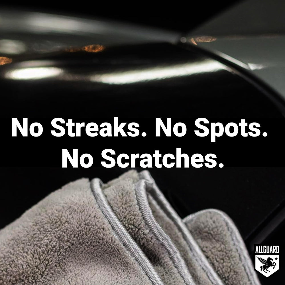 AllGuard Platinum scratch-free drying towels protect delicate finishes.