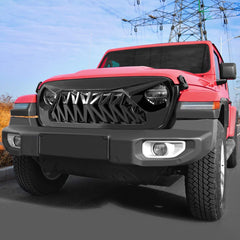 Allinoneparts Jeep Wrangler JL exterior front view with shark grille.