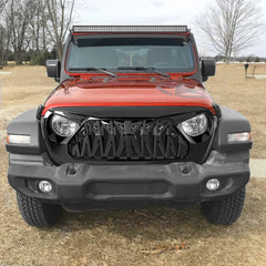 Allinoneparts Shark Grille in action on off-road Jeep setup.