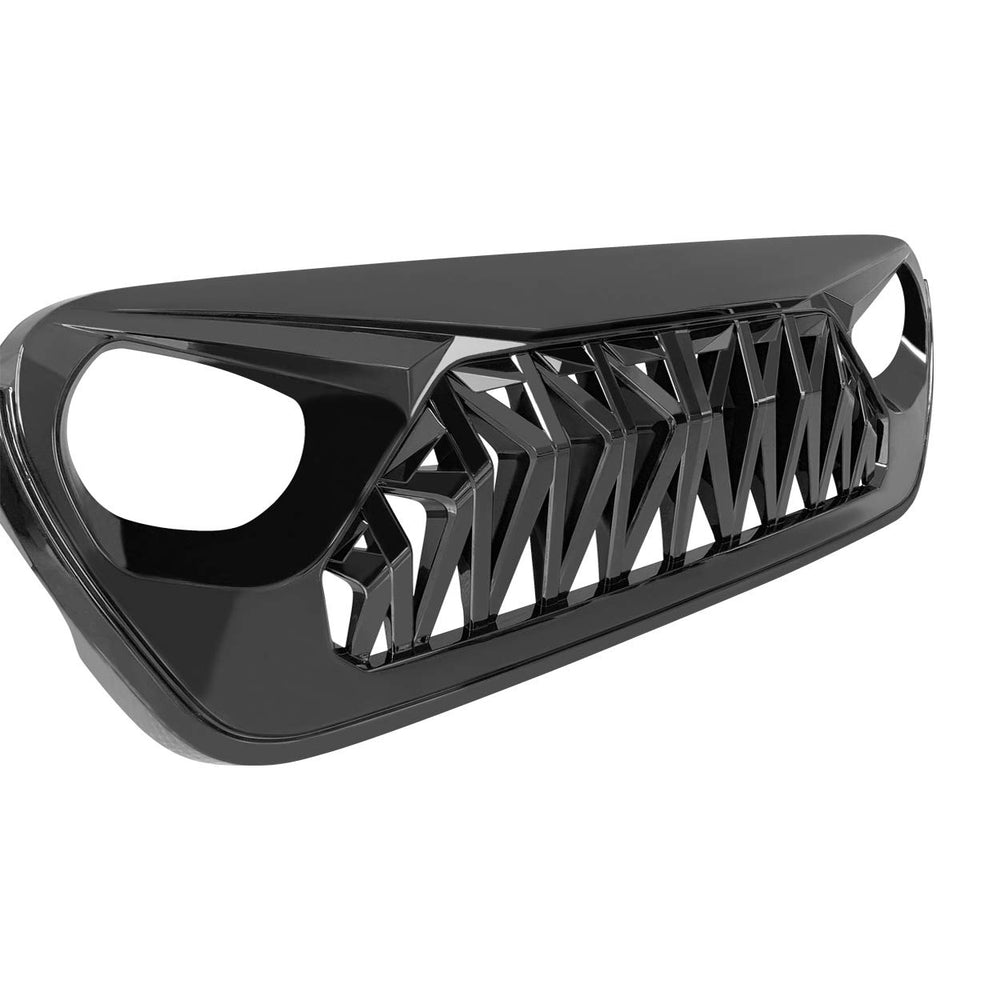 Allinoneparts installation guide for the Shark Grille with stock clips.