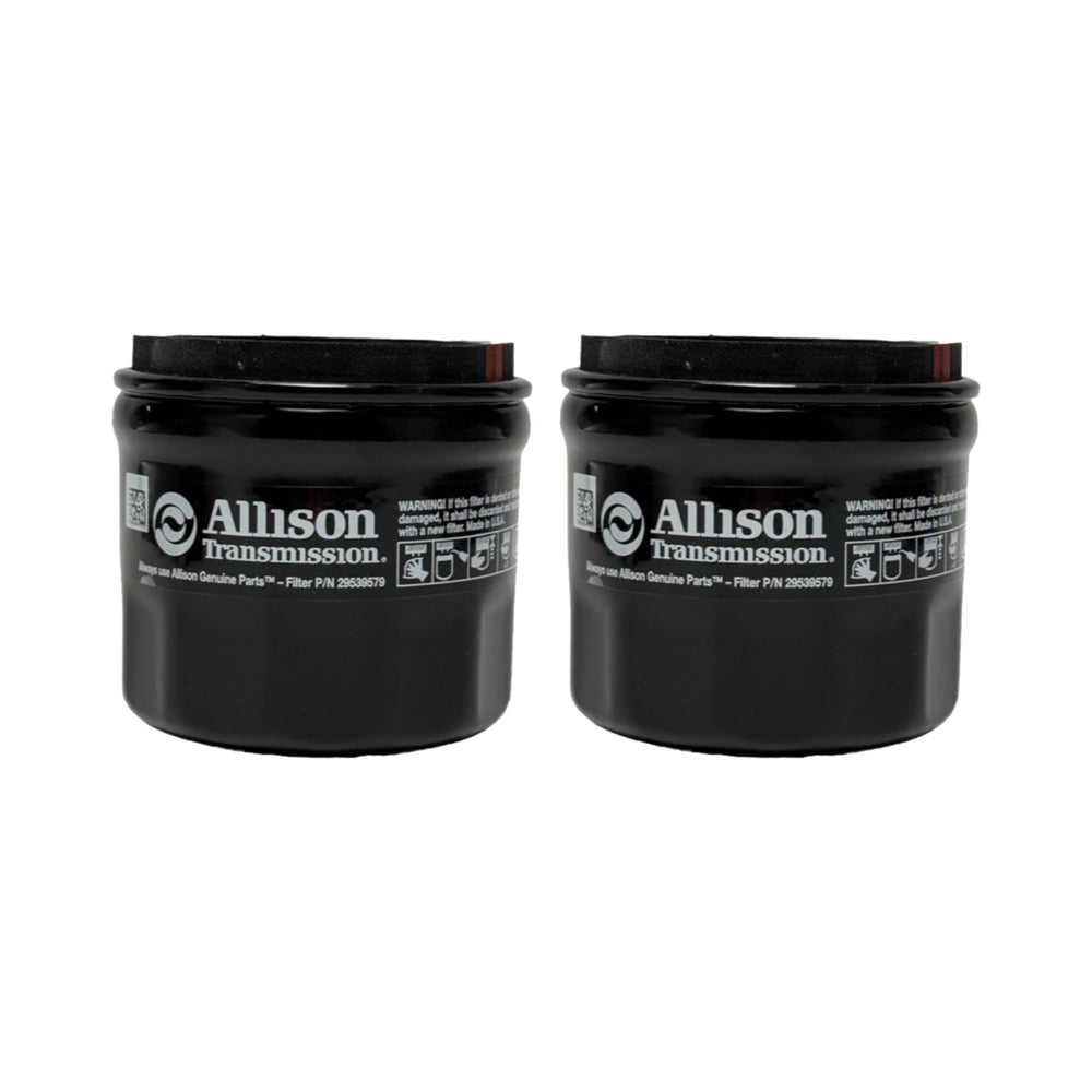 Allison External Spin-On Filter 29539579 main view shows rugged build for durable filtration.