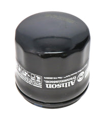 Allison Transmission filter close-up body highlights durable construction for long service life.
