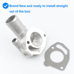 Allmotorparts thermostat housing replacement oe-style fit highlights high-quality aftermarket replica.
