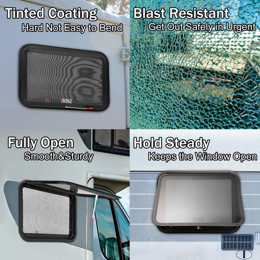 AlloTemlass RV Window installation kit illustrating easy, seamless mounting.