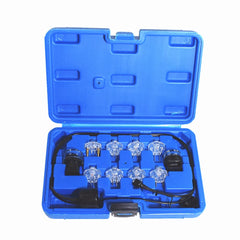 Alltooetools Noid Light Test Kit on injector harness shows EFI health via flashing light
