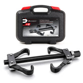 Alltrade Powerbuilt strut compressor toolkit in durable case for organized tool storage.
