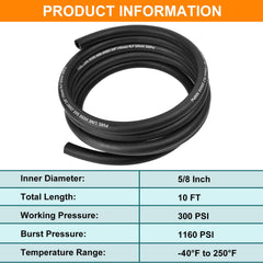 ALLWIN premium NBR material hose with oil and heat resistance.