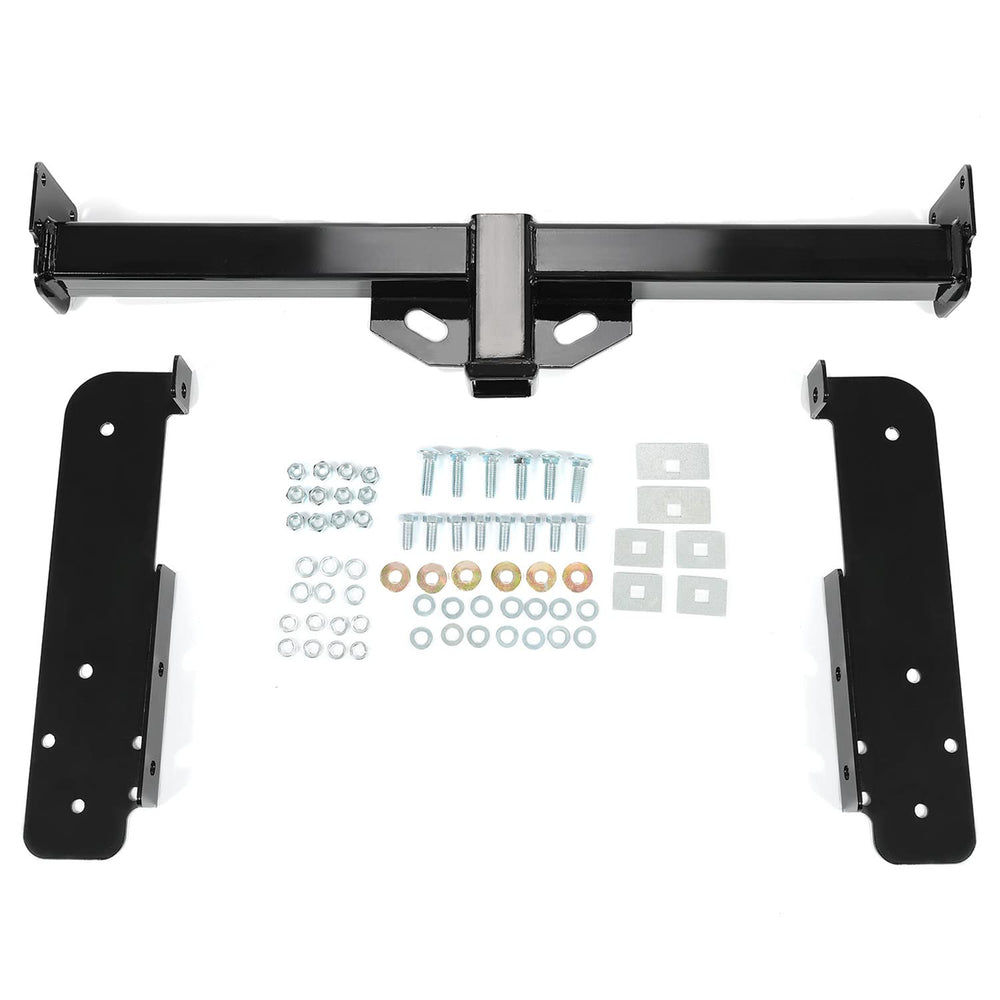 ALMULOO Class 3 hitch compatible with Chevy and GMC vans, for versatile towing.