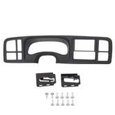 ALMULOO dash kit front view for 1999–2002 Silverado Sierra with clean bezel replacement