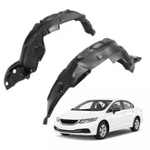 ALMULOO front left fender inner liner for Honda Civic improves wheel-well cleanliness.