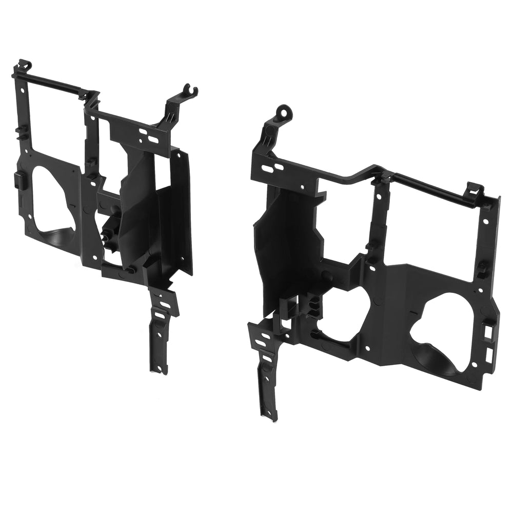 ALMULOO headlight bracket durable plastic construction withstands daily road conditions.
