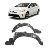 ALMULOO Prius front fender liner left view protects wheel well from debris