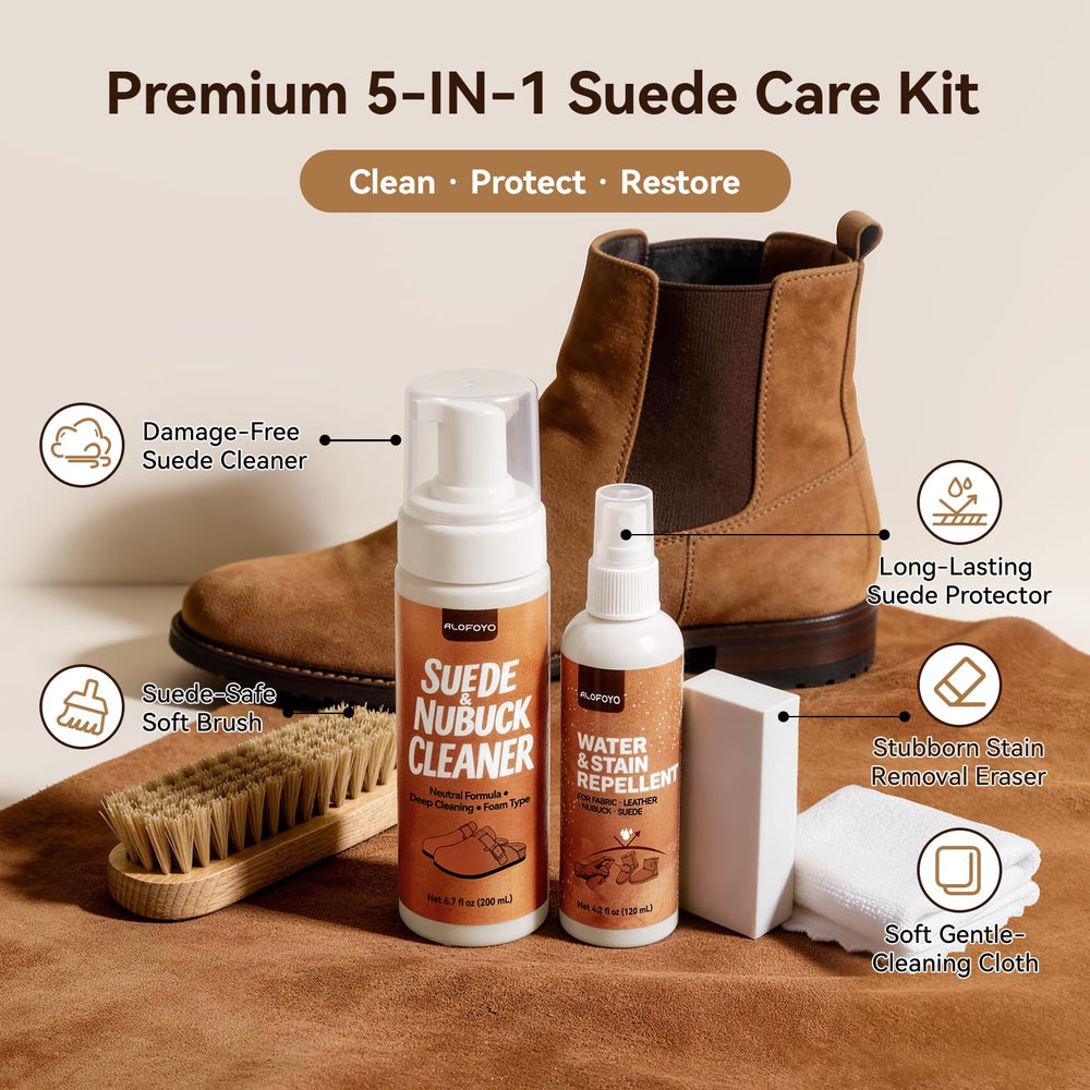 Alofoyo suede brush and eraser removes marks without nap damage.