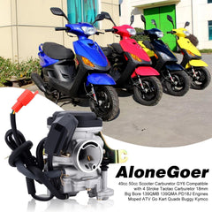 AloneGoer Gy6 carburetor with 28mm outer intake diameter for secure fit