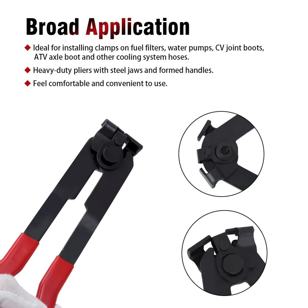 Small cv boot clamps by Alpha Rider for precise fitting