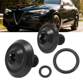 Alpha Rider titanium bleeder screw in black for Alfa Romeo Giulia/Stelvio 2.0T