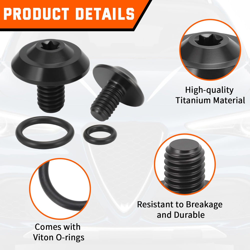 Two Viton O-rings included for reliable sealing