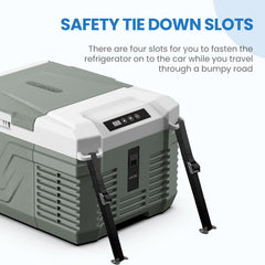 Alpicool battery protection prevents car drain during use.