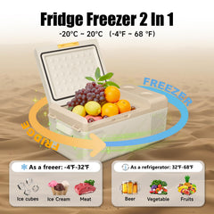 Alpicool KM15 in outdoor camping setup, reliable cooling on the go