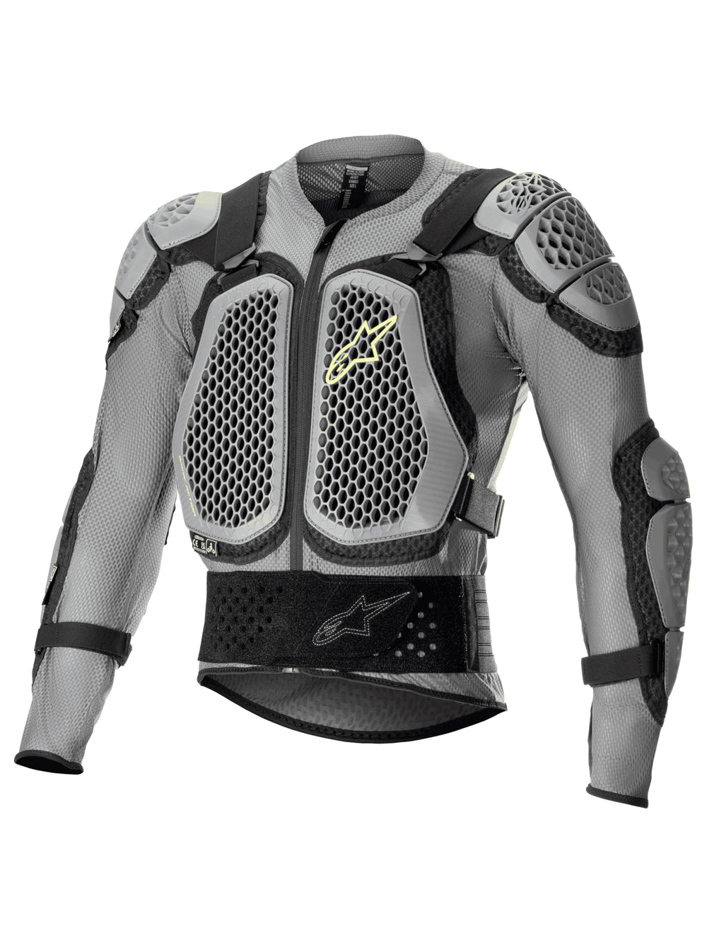 Alpinestars Bionic Action V2 chest protector with perforated shell for cooling and mobility.