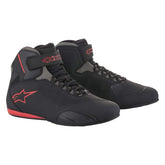 Alpinestars Sektor vented shoe with microfiber upper for lightweight daily riding comfort.