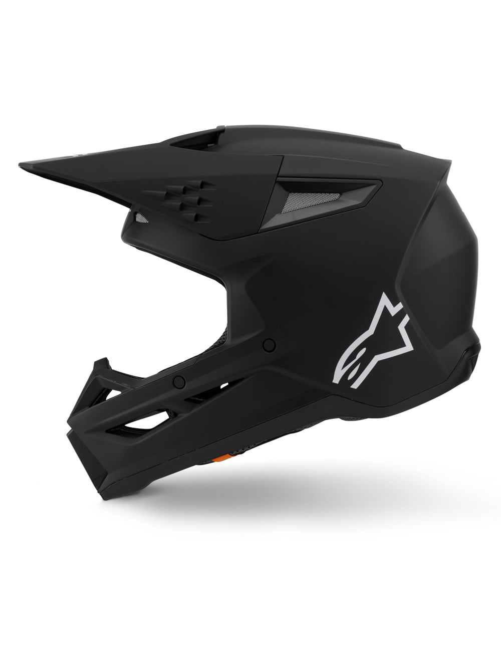 Alpinestars SM3 Solid Helmet goggle-ready with secure fit.