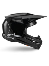 Alpinestars SM3 solid helmet shell close-up with impact-protective thermo-injected design