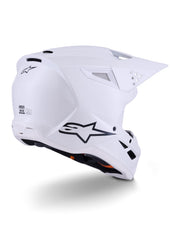 Alpinestars SM3 Solid Helmet top view, streamlined shape for airflow
