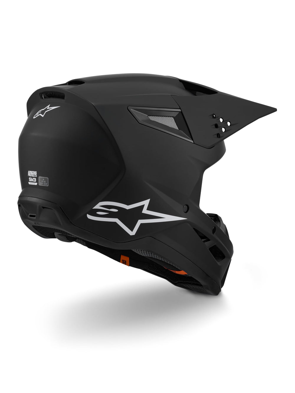 Alpinestars SM3 solid helmet ventilation system helps keep riders cool