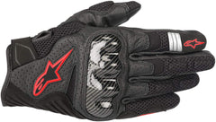 Alpinestars SMX-1 Air V2 gloves with breathable mesh for hot street rides